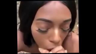 Video 1263981815: blowjob oral, dick sucking, ebony public blowjob