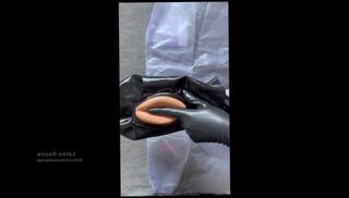 Video 1602213353: black fetish latex, latex solo, amateur solo pussy, pussy solo female, latex female mask, female hand fetish, mouth fetish