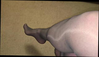 Video 1653241085: pantyhose foot fetish, nylon foot fetish, nylon feet foot, foot fetish tease