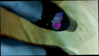 Video 1184329901: feet foot, feet straight, feet high heels, stockings foot heels
