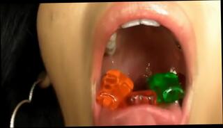 Video 1062121004: fetish lesbians, cum swallowing fetish, girl swallows two, hot girl swallows