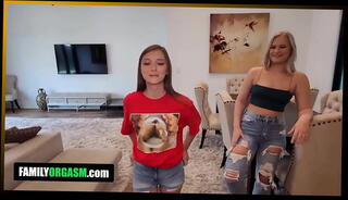 Video 1609032845: bareback threeway, bareback threesome, threeway babe, blonde babe threesome, bareback orgasm, family taboo threesome, best friend bareback, rough threeway, stepsister