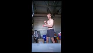 Video 1654333103: amateur solo male, solo training, gym solo