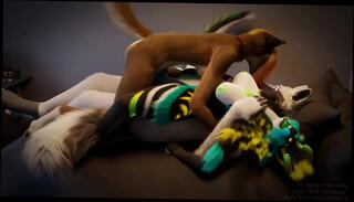 Video 1487809145: shemale furry, furry sex, anime, shemale trio