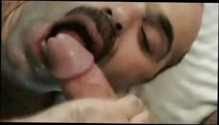 Video 1512486601: gay bukkake, bukkake blowjob, bear bukkake, daddy bear blowjob, gay pig