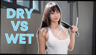 Video 1618952251: wife wet, white wife, wife bathroom, straight white, asian wife, wife hd