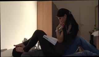 Video 1056756904: face sitting fetish, leather facesitting, leggings facesitting, fetish hd