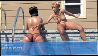 Video 1621904684: cartoon, sexy naked, sexy housewives, naked pool, two naked