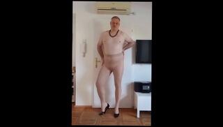 Video 1657481963: nylon pantyhose fetish, pantyhose solo, pantyhose striptease, pantyhose tease, amateur pantyhose, amateur solo male, serbian amateur