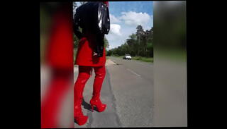 Video 1269864615: shemale tranny cock, tits tranny cock, public outdoors tranny shemale, lingerie tranny, slut