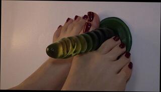 Video 1653707413: feet dildo foot job, foot job feet fetish, foot fetish solo, foot fetish sex toy, amateur foot fetish, foot fetish red, female foot fetish, red nails foot job, toy part 1, toy play