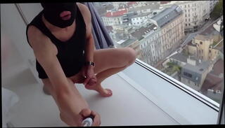 Video 1281137715: hotel jerk, hotel masturbation, exhibitionist masturbation, mask masturbation, public masturbation
