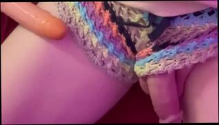 Video 1610246963: sissy solo dildo, solo dildo masturbation, gay solo dildo, solo amateur dildoing, sissy cbt, solo male dildo