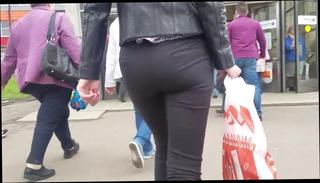 Video 376539704: voyeur babe, russian voyeur, nice black ass, pants ass