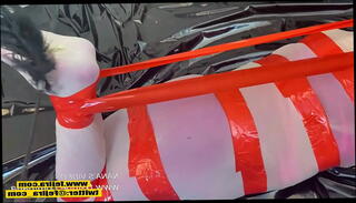 Video 1387223315: latex fetish bondage, hogtied bondage, japanese latex bondage, bondage vibrator orgasm, bondage girl orgasm, woman bondage, bondage masturbation, asian hogtied, leather bondage