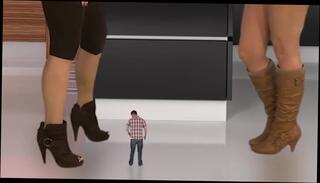 Video 798812304: lesbian foot fetish, foot fetish toy, foot fetish hd, giantess toy, little toy, toy man