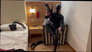 Video 1592959015: latex high heel boots, heeled whore, wearing whore