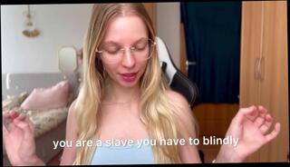 Video 1625457683: femdom domination submission, submissive female domination, femdom domination blonde, solo domination, submissive woman, amateur female domination, amateur solo play