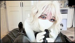Video 1611562543: latex bdsm fetish, bdsm bondage fetish, bdsm hardcore bondage, bondage amateur bdsm, latex catsuit, fetish bdsm blonde, latex handjob, white cock handjob, beautiful white cock, cute handjob, 60fps amateur