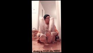 Video 1656697463: solo male feet, nude feet, naked feet, amateur solo male, feet soles, german feet, pee