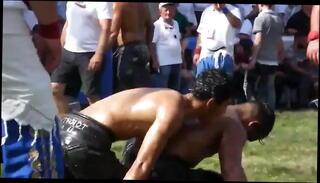Video 1215745765: oiled gay, oil wrestling, gay sport