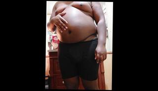 Video 1594211853: chubby male solo, ebony fetish solo, chubby ebony amateur, chubby belly