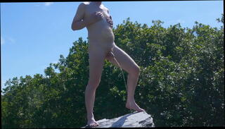 Video 1600027205: pee piss urine, pee pissing outdoor, piss feet, feet ass cock, balls pissing, feet legs nude, dick pee