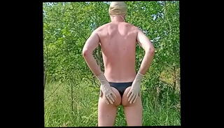 Video 1598796525: latex jerk, latex thong, medical latex, latex man