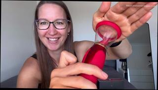 Video 1610445143: milf pussy pump, milf solo toy, milf amateur fetish, milf solo female, brunette milf solo, pussy pump vibrator, pumped clit pussy, pumping sex toy, pump pleasure, milf tongue