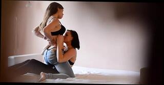 Video 323613601: lesbian girl friends love, sweet lesbian girl, sweet lesbian babes, lesbian straight, two sweet girls