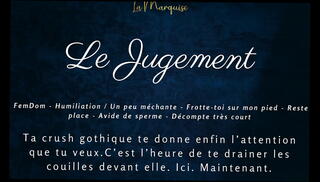 Video 1623075325: gf joi, goth joi, french joi, women