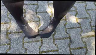 Video 259037101: nylon feet cum, nylon feet legs, gay cum feet, gay man feet