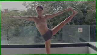 Video 1659021255: gina gerson, solo girl, yoga solo