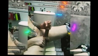 Video 1488222755: solo guy, beauty jerking dick, bathroom jerk