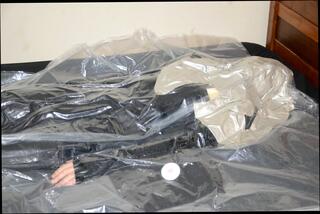 Video 1606023971: latex fetish bondage, latex bdsm fetish, bdsm gay bondage, gay leather bondage, latex pants, latex hd, american fetish