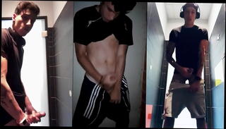 Video 1271865225: twinks cock wanked, gay twink wanking, big cock gay twink, gay twink public, public toilet wank