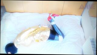 Video 1619116573: amateur crossdresser solo, self bondage hogtie, fetish crossdresser, amateur solo male