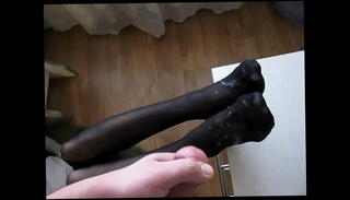 Video 1517811835: feet foot job pantyhose, foot job feet fetish, pantyhose foot job cumshot, pantyhose legs feet, black pantyhose legs, super cumshot