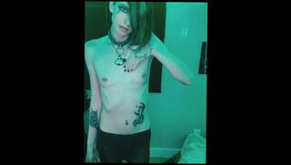 Video 1617374433: solo strip tease, solo amateur trans, cute amateur solo, small tits solo, emo solo