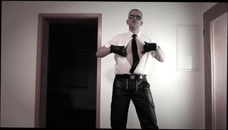 Video 1619203645: handsome gay studs, voyeur cum, leather stud, studs man, hunk cums, cum shot