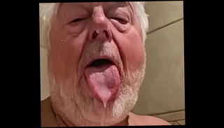 Video 1173289355: gay grandpa cum, bukkake cum facials, cum faggot