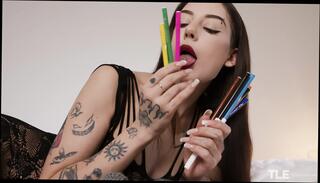 Video 1622342944: fetish solo masturbation, solo female masturbation, pale skinned babe, sexy tattooed, babes love