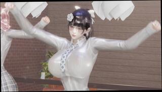Video 1577913763: big boobs cartoon, big boobs dance, dancer girl, soaked big