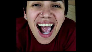 Video 1655337925: cum licking swallow, dick swallows cum, amateur cum swallow, swallow penis, licking romantic