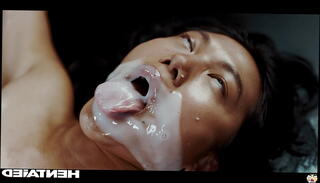 Video 1555668305: alien woman, asian teen bukkake, alien monster, bukkake bath, hentai, thai woman, teen underwater