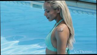 Video 1623299864: sandra shine, erotic lesbian, lesbian babes, inflatable pool, colombian babe, sexy pool, sexy blonde