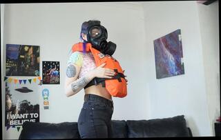 Video 1659091471: fetish solo, solo amateur babe, solo tattooed babe, fetish straight, mask solo, weird fetish, boots fetish, sock fetish, inflation, fetish hair, fetish hd