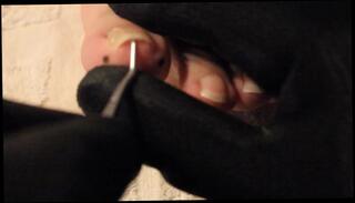 Video 1576188943: scott nails, feet slave foot, white feet foot job, amateur foot job, long nail foot job, black nails foot job, red nails foot job