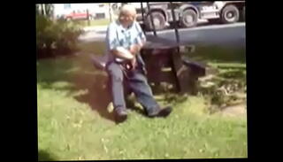 Video 1573887415: amateur gay sex, old man gay sex, gay outdoor sex, jerking old man, gay park