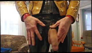 Video 1622907753: latex catsuit masturbation, catsuit bondage, latex solo, latex amateur, amateur solo male, solo guy masturbating